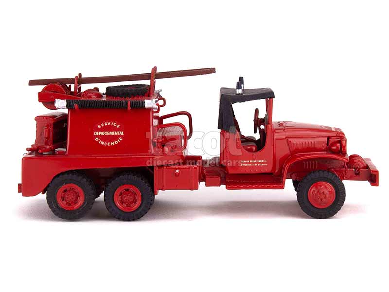 Le GMC CCKW 353 6x6 Citerne CCF Pompiers En Miniature De Solido Au 1 50e 8109 Le GMC CCKW 353 6x6 Citerne CCF Pompiers En Miniature De Solido Au 1 50e 8109