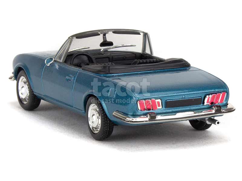 Peugeot 504 Cabriolet 1969 | Norev 1/18 Bleu Métal | Édition Limitée 250 Pcs