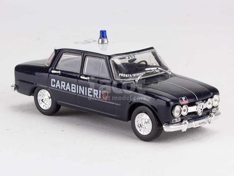 Alfa Romeo Giulia Carabinieri 1970 - Miniature Minichamps 1/43 - État Neuf