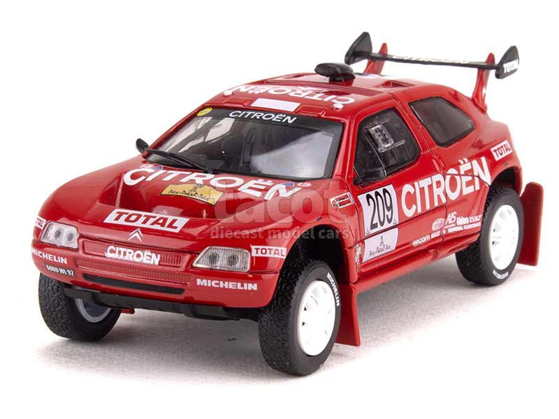 ミニカー tomo Citroën - ZX Dakar 1994 - Modèle Presse - 1/43 - Autos Miniatures