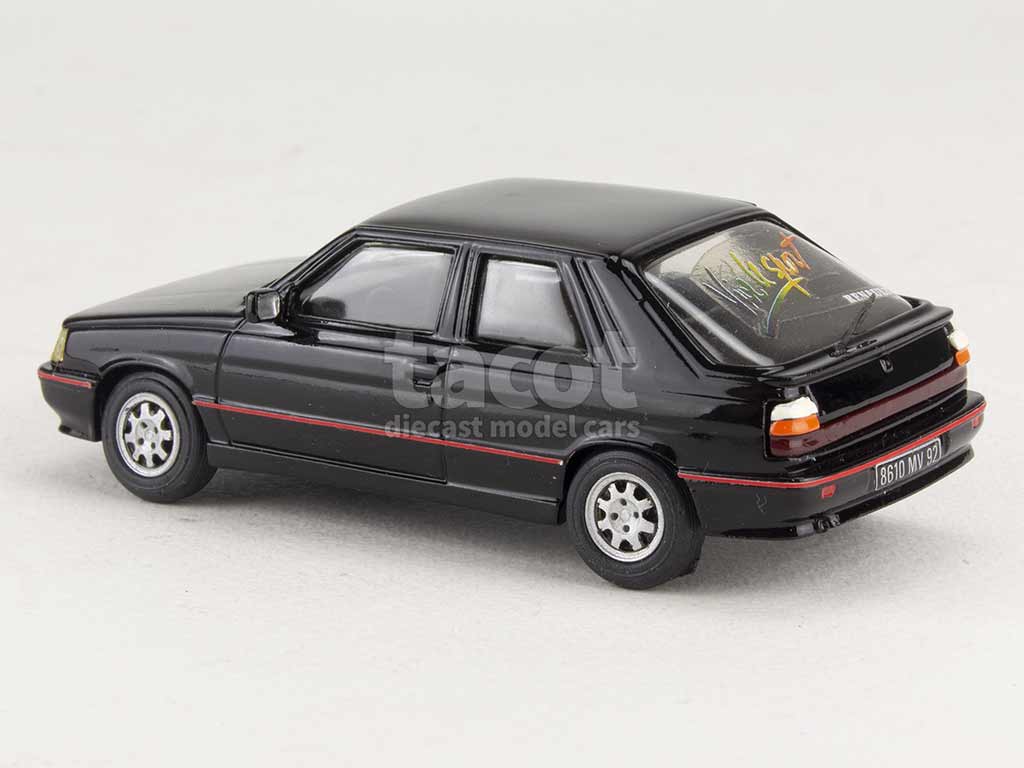 ODEON - Voiture de 1986 couleur noir – RENAULT 11 turbo - 1/43 - ODE153