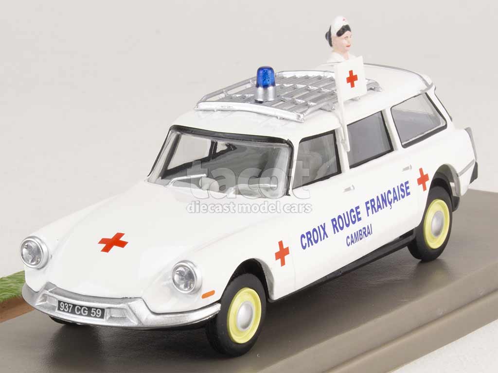 Citroën - ID19 Break Ambulance 1962 - Modèle Presse - 1/43 - Autos