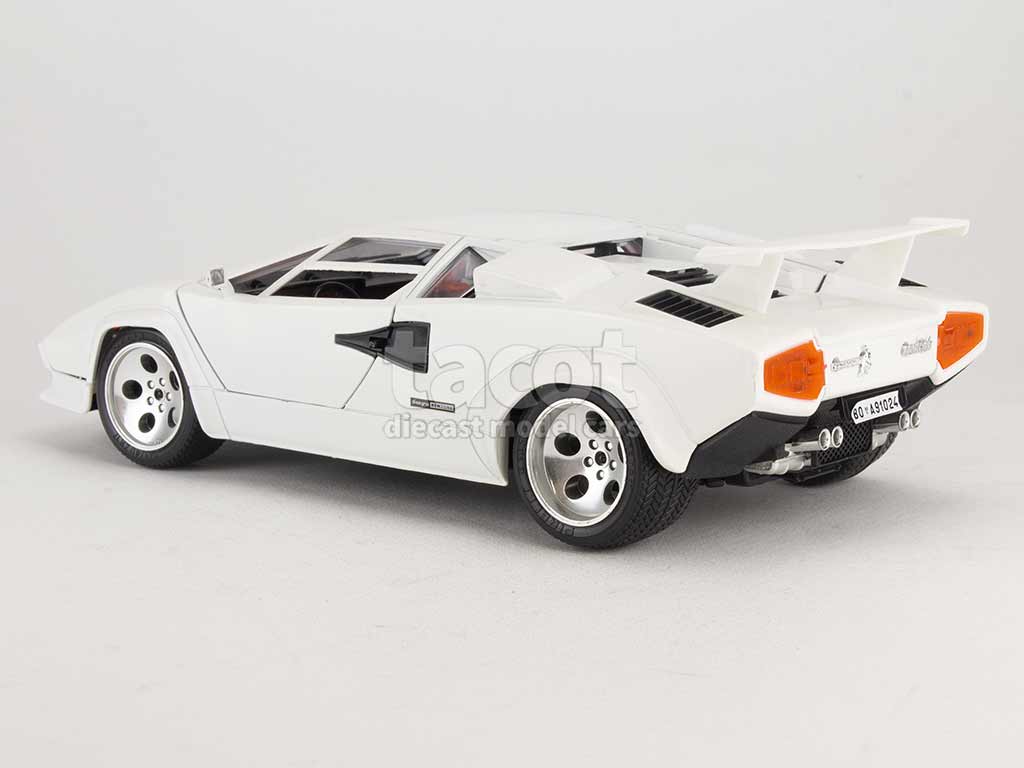 Voiture Miniature Lamborghini Countach Rouge 1/18 - Modèle Collection, Occasion