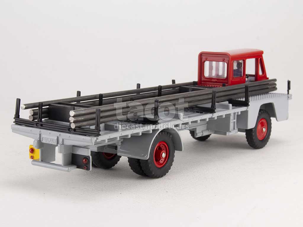 DAN TOYS Camion SAVIEM porte fer JAUNE complet en boite 1/43