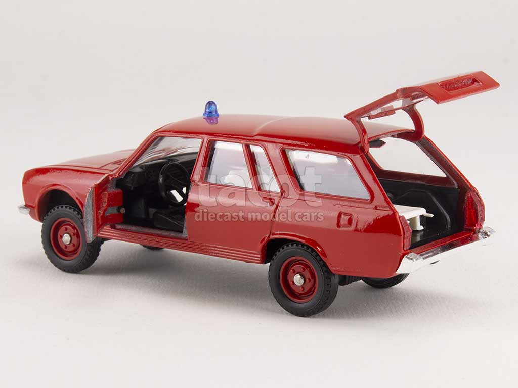 Miniature Aquavit 1/43 - Peugeot 204 Break Pompiers Saint Arnoult - état Mint Avec Boîte