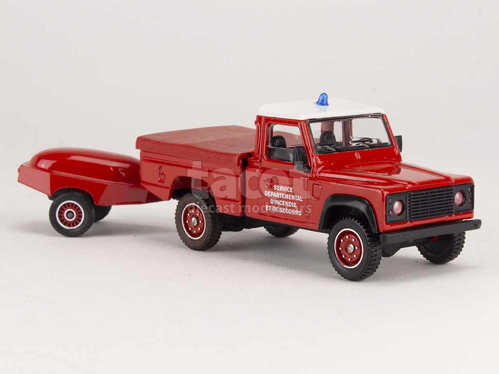 3046 Land Rover Defender Pick-Up/ Moto Pompe Pompiers