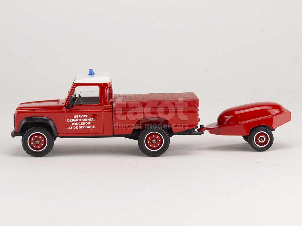 3046 Land Rover Defender Pick-Up/ Moto Pompe Pompiers