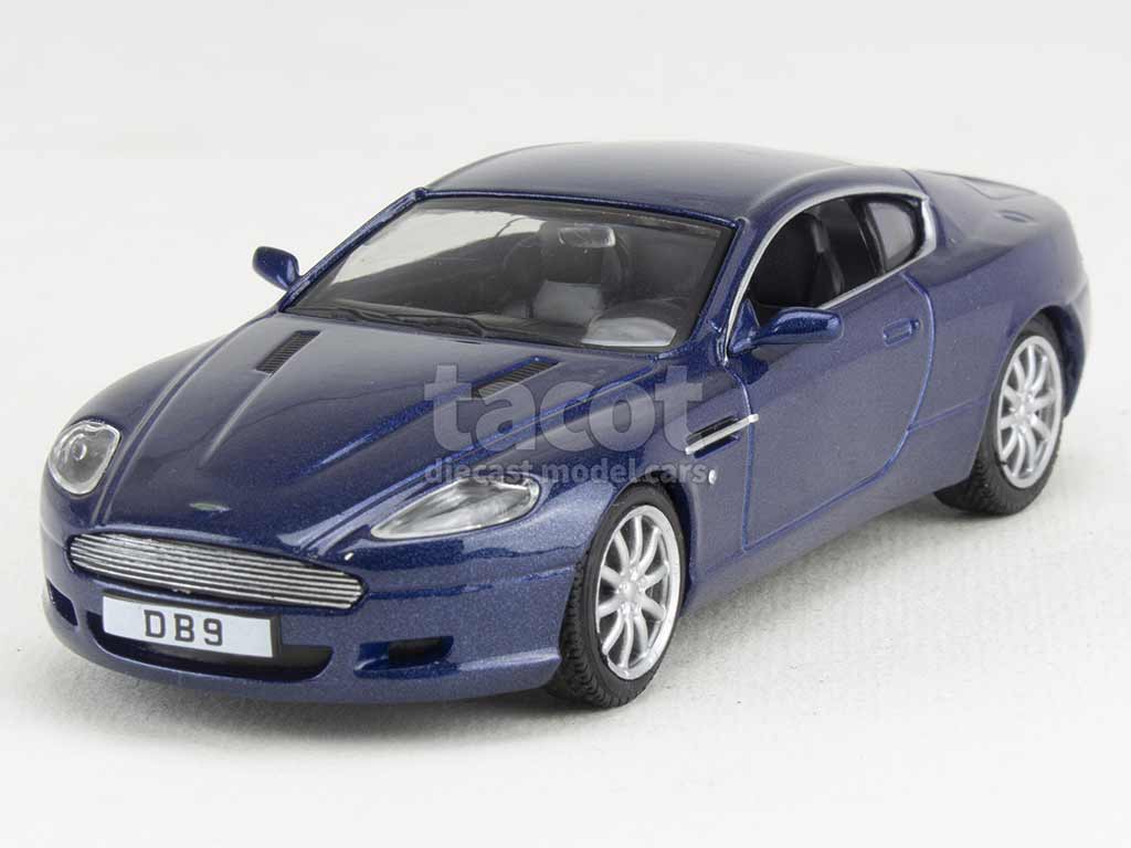 Aston Martin DB7 Bleu Metal Guiloy 1/18 Modèle Réduit Voiture