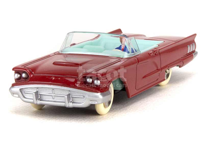 DINKY TOYS 555 cabriolet Ford Thunderbird blanc + conducteur, direction et suspension noël 2011 ATLAS neuf - Collection