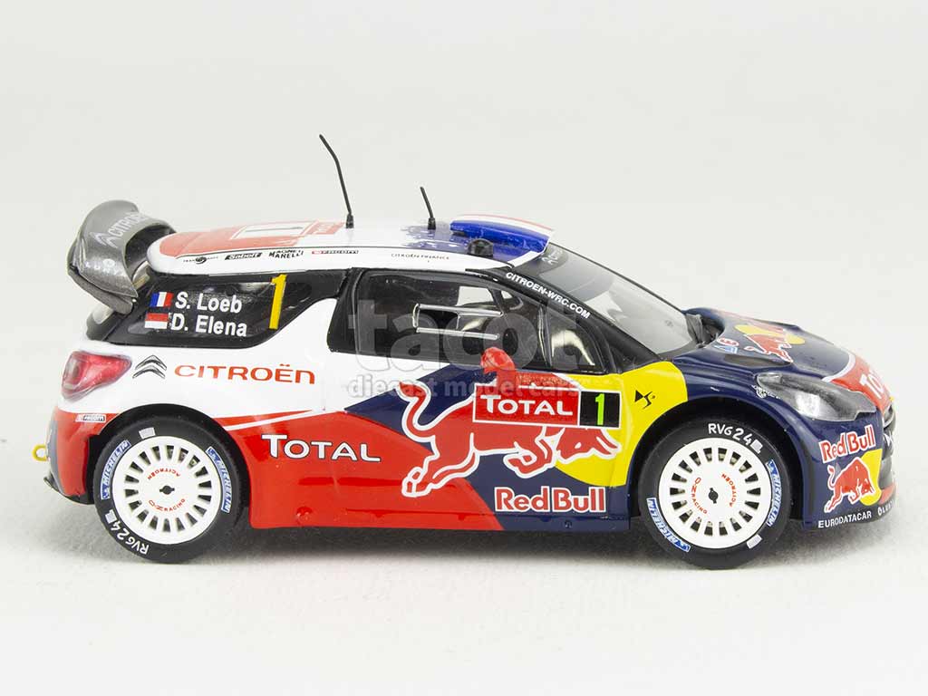 Miniature Citroën DS3 R3 Rallye Monte Carlo 2012 - Wolfgang Ihle - Échelle 1/43 - Neuf