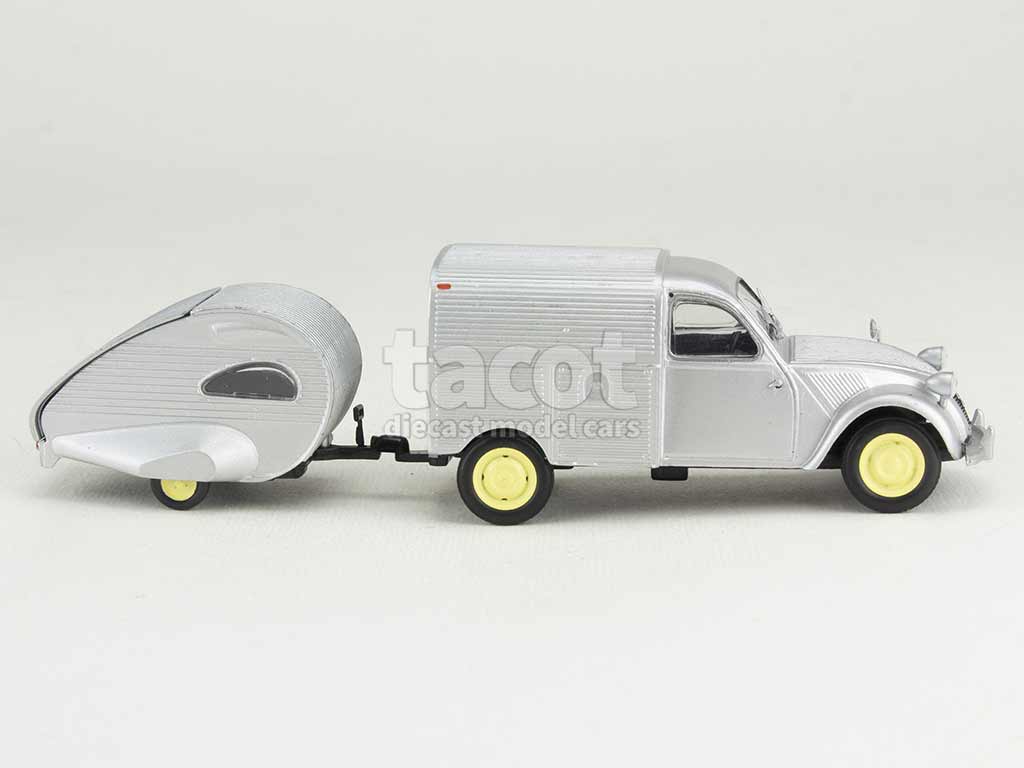 3390 Citroën 2CV AZU Fourgonnette Caravane Ailette