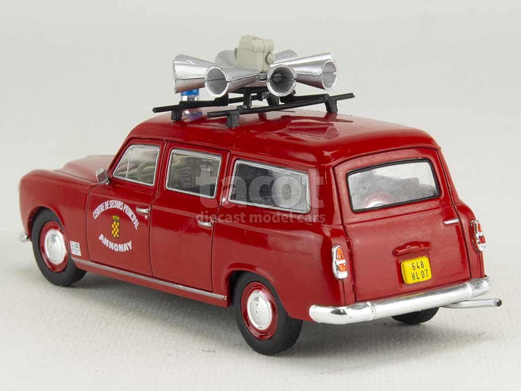 Eligor 1/43 - Peugeot 403 Pompiers Ariège