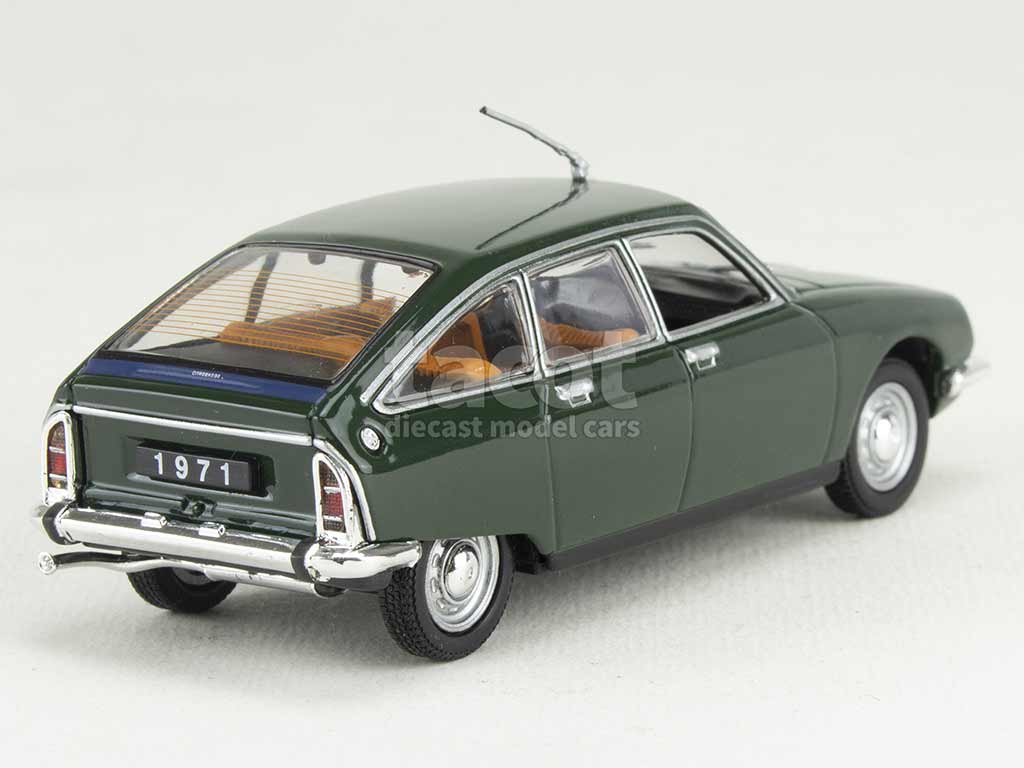 Modèle Réduit Citroën GS 1971 1/43 Universal Hobbies - Vert, En Blister, Occasion