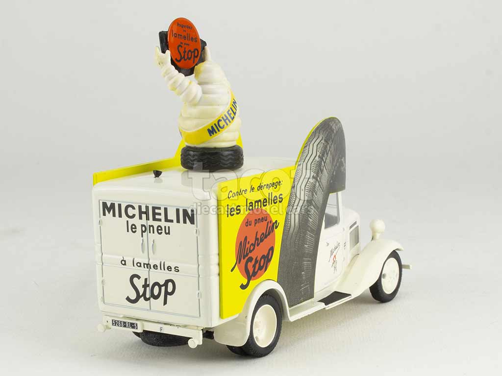 Figurine Citroën Type H Pompiers Michelin - Échelle 1/43 Altaya, Modèle D'occasion