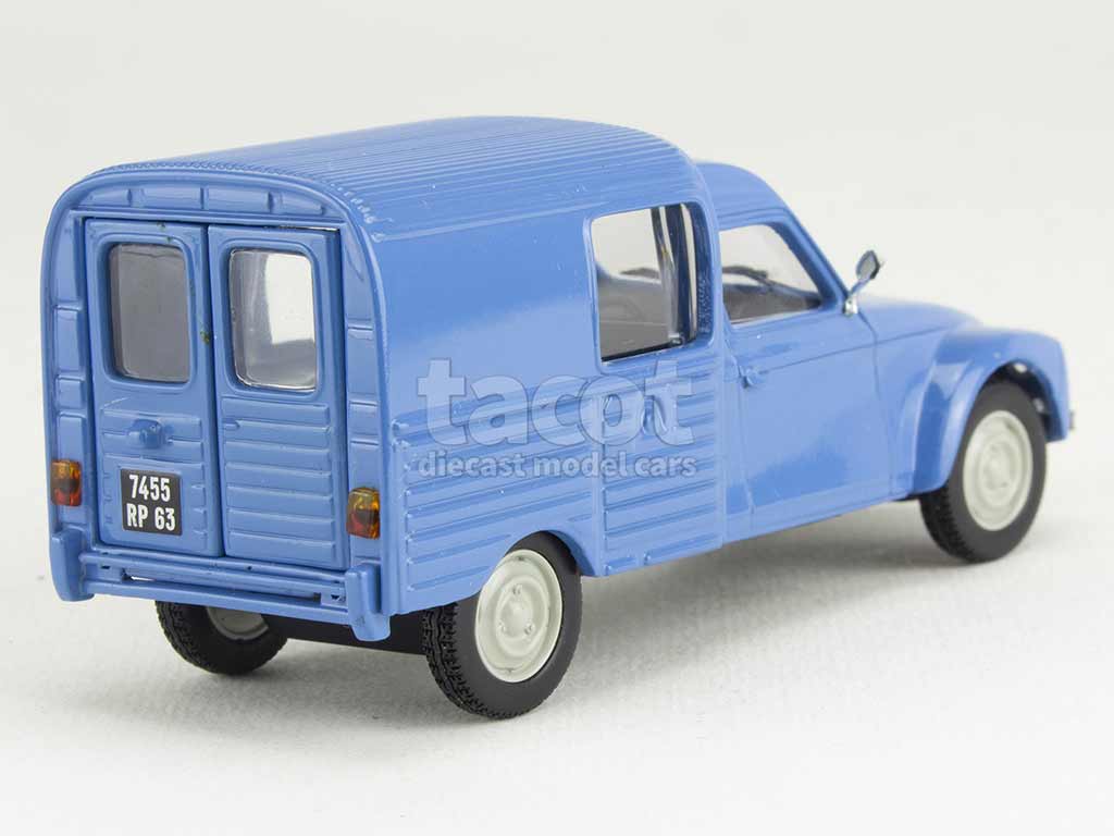 Modèle Réduit 1:43 Citroën Acadiane PTT La Poste - Atlas, Jaune, Neuf - Véhicule Commercial Collector