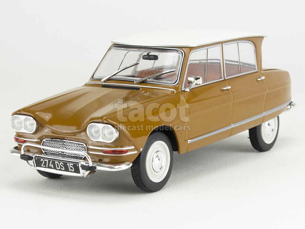 Miniature CIJ – Citroën Ami 6 – 3 CV – Bleu Et Blanc – Échelle 1:43 – France