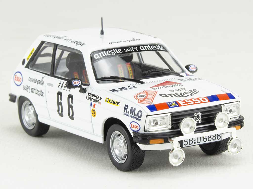 PEUGEOT 104 ZS RALLYE SOLIDO KIT METAL Ã€ MONTE 1:43