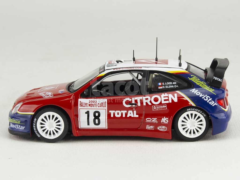 AUTOart Citroën Xsara WRC 2004 Monte-Carlo 1/43 - Modèle En Boîte
