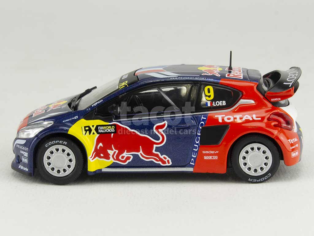 Spark Peugeot 208 WRX RX De Lettonie 2016 – Miniature 1/43 En Boîte – AG K4
