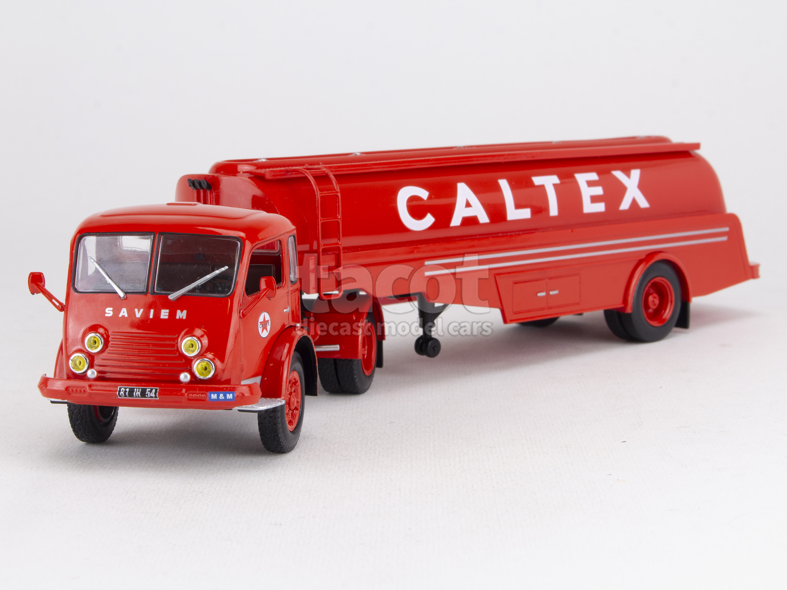 Saviem - LRS Tancarville Semi Citerne 1957 - Modèle Presse - 1/43