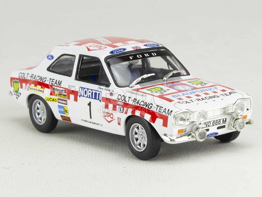 Miniature Voiture Trofeu Ford Escort Mk1 1000 Lacs 1975 N°22 - Résine 1/43 - Neuve
