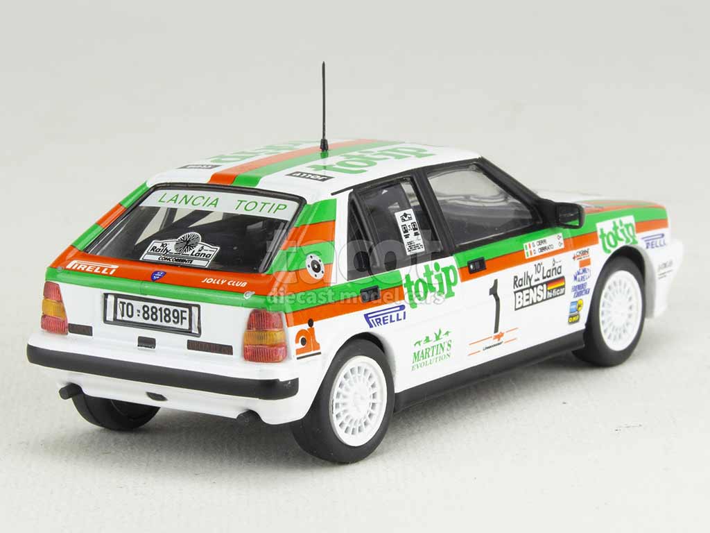 1/43 Lancia Delta HF 4WD , Rallye della Lana 1987 , #1 Cerrato - Collection