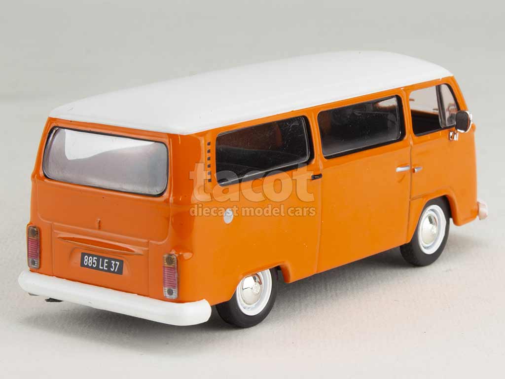 VOLKSWAGEN COMBI T2 RAT LOOK bleu 1/43 VW type 2 RHD