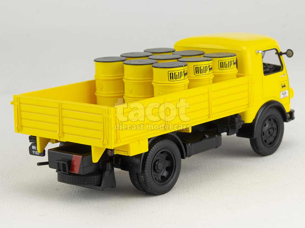 Camion Miniature OM Leoncino Plateau Long 1950 Eligor 1/43 - Neuf Sous Boîte, échelle 1:43