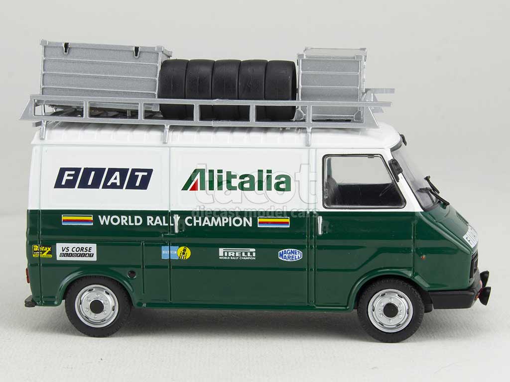1/43 1:43 Lot Camion FIAT 242 Assistance Rallye + FIAT 131 Abarth WRC