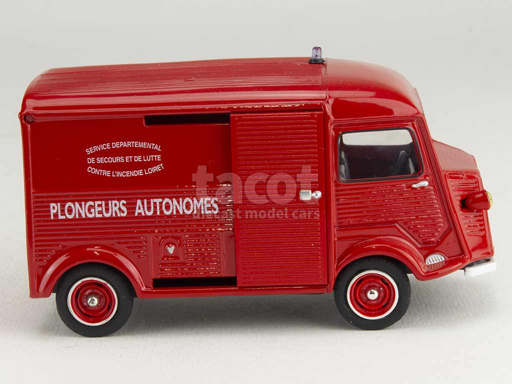 Citroën - HY Pompiers - Modèle Presse - 1/43 - Autos Miniatures