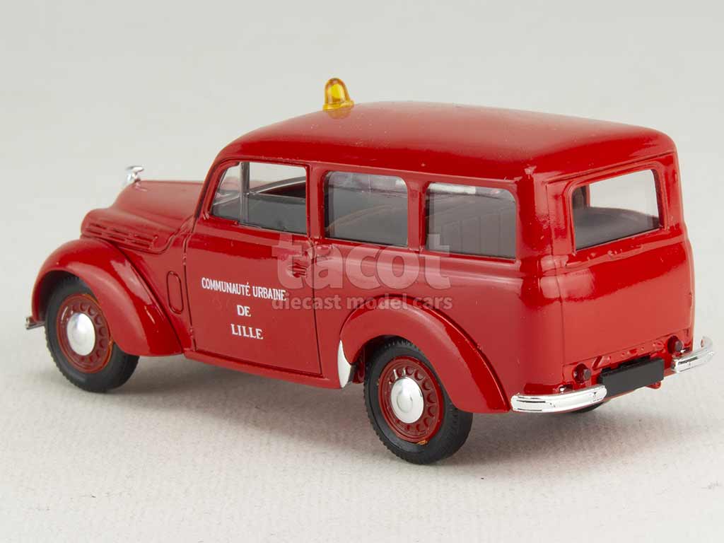 Heco Modèles Kit Monté 1/43 - Renault Juvaquatre Pompiers Bellac