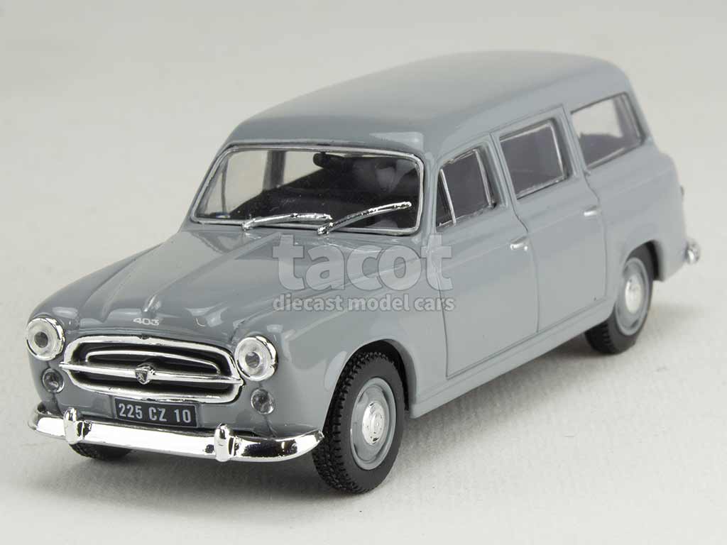 Miniature Clé Peugeot 403 Commerciale Pupier - Autominiature 1/43, état Très Bon Avec Boîte - Collector