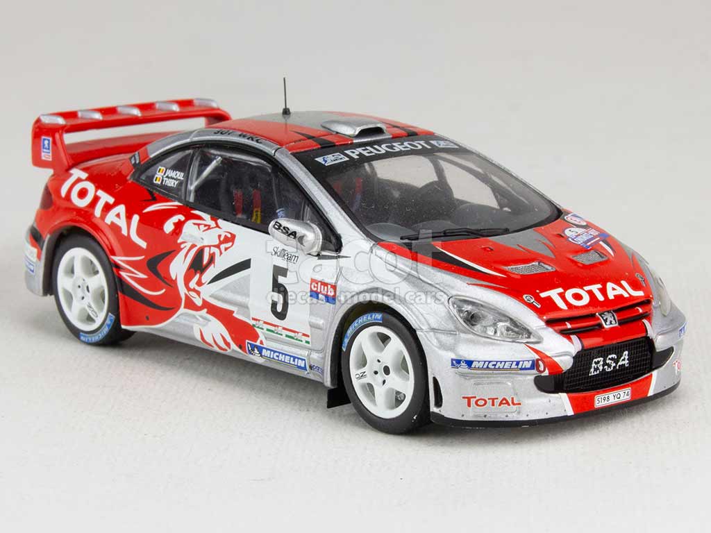 Peugeot 307 WRC, 1st. Finland 2004, M.Grönholm, no.5 [IXRAM186] - 49,95€ : , Pienoismallit