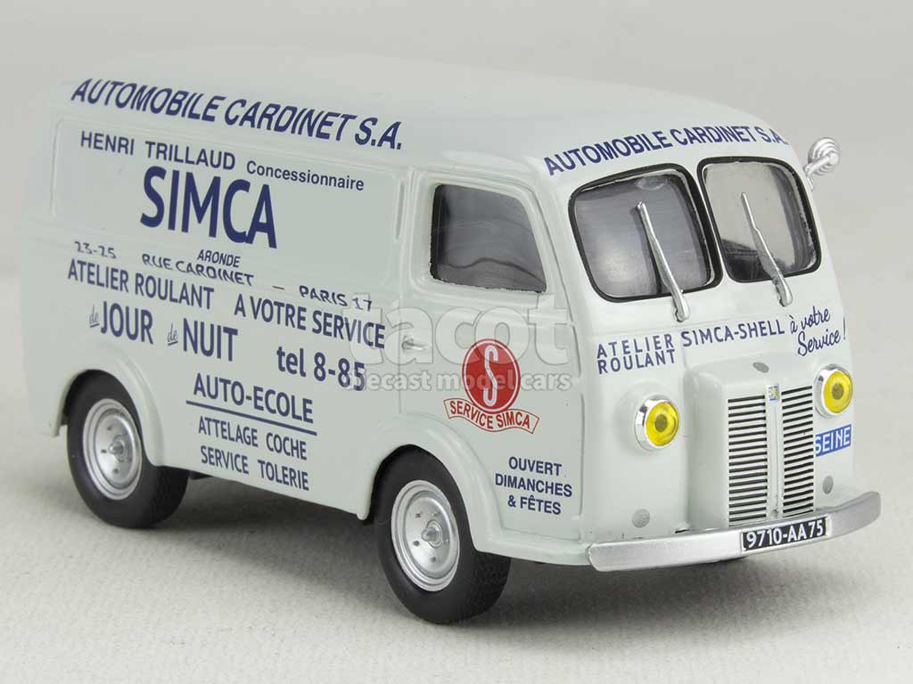 3951 Peugeot D3A Fourgon Simca Service