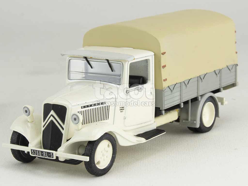GC4125 NOREV / CITROEN 2CV AZU PICK UP BACHE 1963 GRISE 1/43