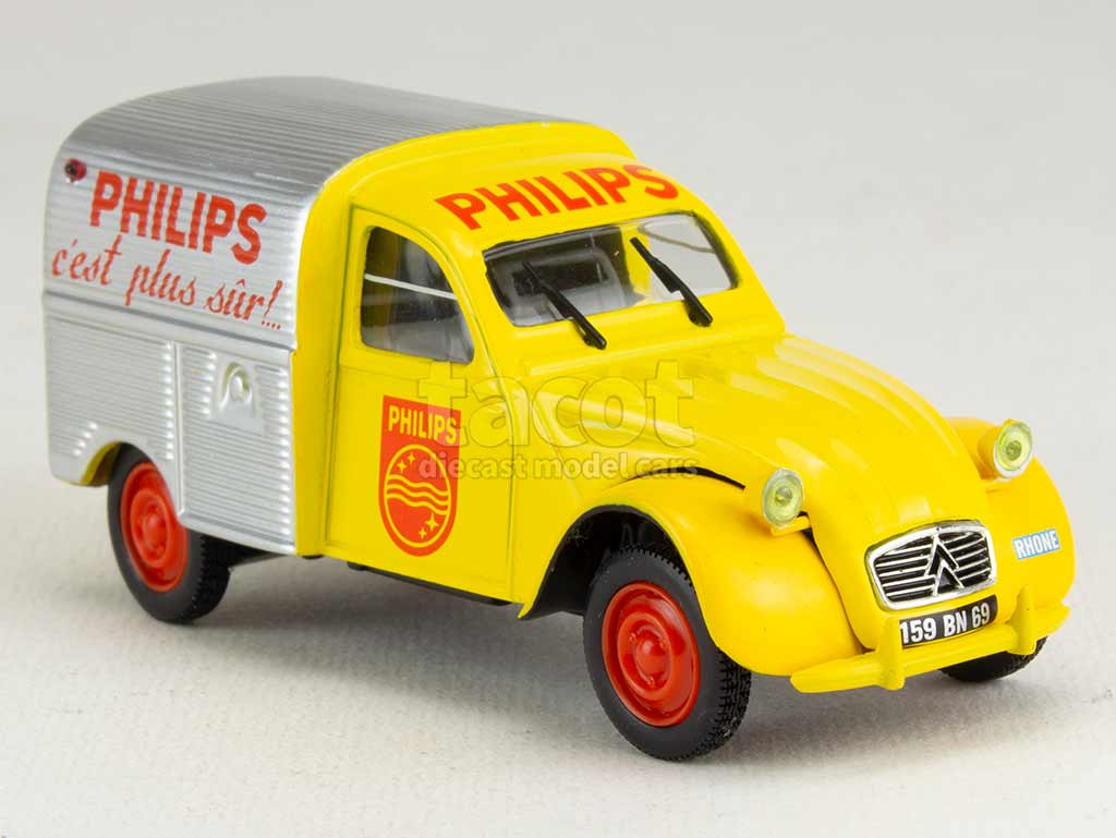 NOREV 1/43 - Miniature citroen 2cv Citroën 2CV AZU Fourgonnette 1956 EDF La Lumière Apporte Gaité - Collection