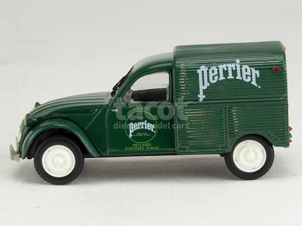 Citroën 2CV Fourgonnette AZU - Modèle Réduit Norev 1/43, Zamak, Multicolore, Occasion