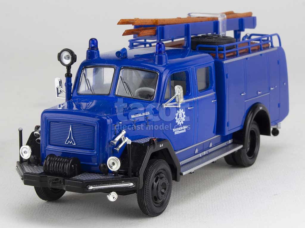 4015 Magirus Deutz 150 D10F TLF16 Pompiers 1964