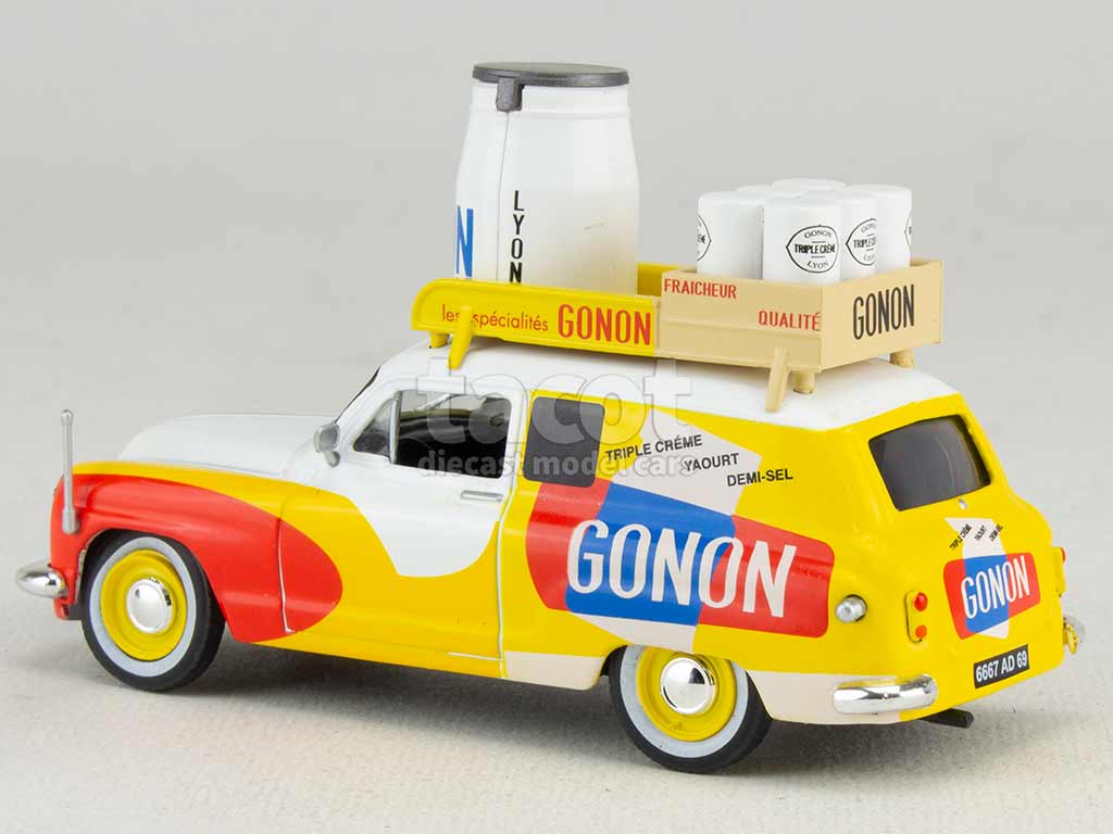 Miniature Voiture Simca Aronde 1953 Noire 1/43 Altaya - Modèle Rallye - Occasion Très Bon état
