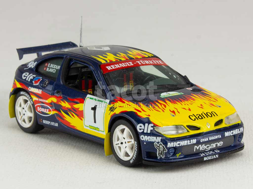 Renault Mégane Maxi Turquey – Héros Rallye 1998 – Miniature 1/43 Vitesse, Neuve