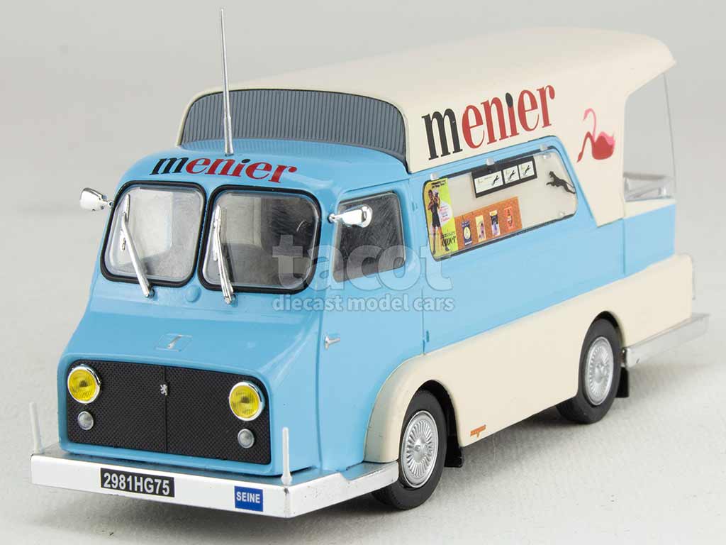 Miniature Peugeot D4A SEB Caravane Publicitaire - Tour De France 1954 - Échelle 1/43