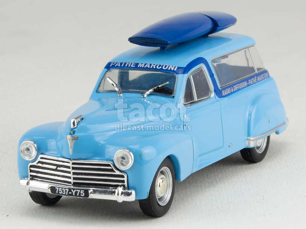 Maquette Montée Epokit 1/43 – Peugeot 203 Record 1953 Bleue – Belle époque