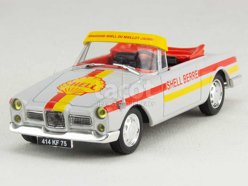 Kit Modèle Réduit Facel Vega Facel II 1961 Convertible 1/43 - Métal Blanc/étain, Non Peint