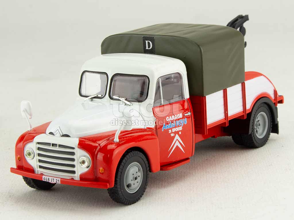 Dinky Toys 1/43 – Citroën U23 Dépanneuse, Verte, 1955, Fabrication Française