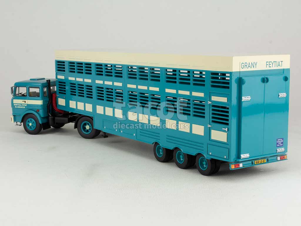 4180 Unic T 270 A2 Izoard Semi Bétaillère 1970