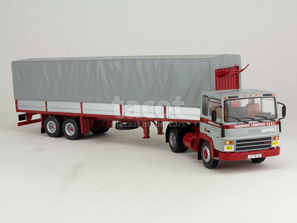 4194 Berliet TR 280 Semi Bâché 1973