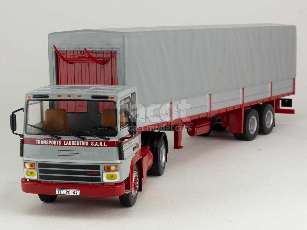 4194 Berliet TR 280 Semi Bâché 1973