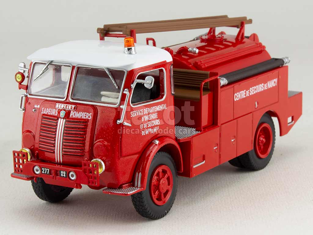 Camion De Pompiers Berliet FF 4x4 Monaco 1/43 - Modèle IXO/Hachette, Occasion En Très Bon état
