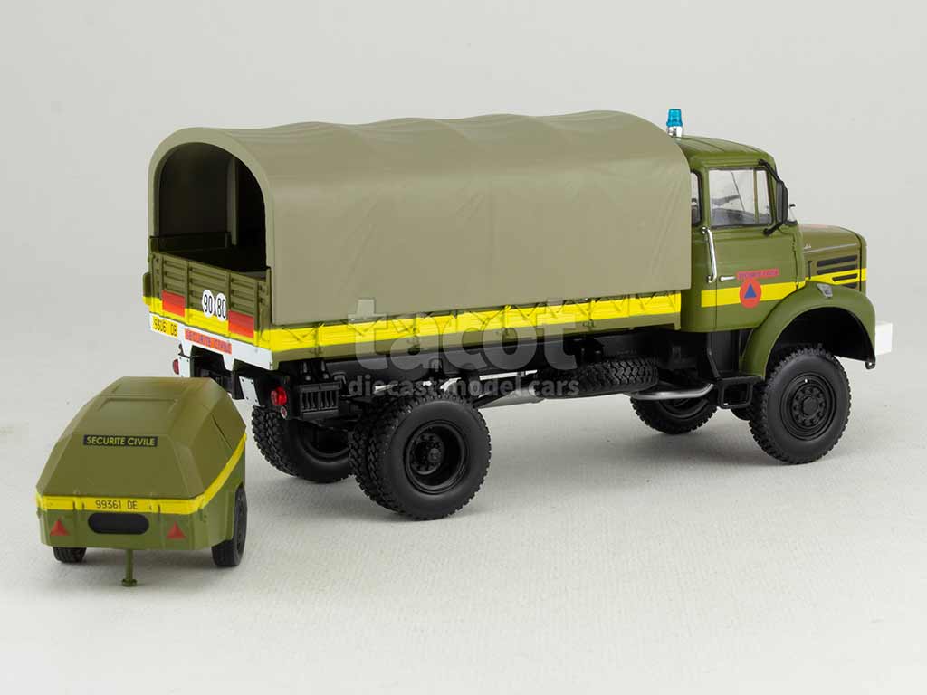 4329 Berliet L64/8 M3 4x4 Sécurité Civile 1972