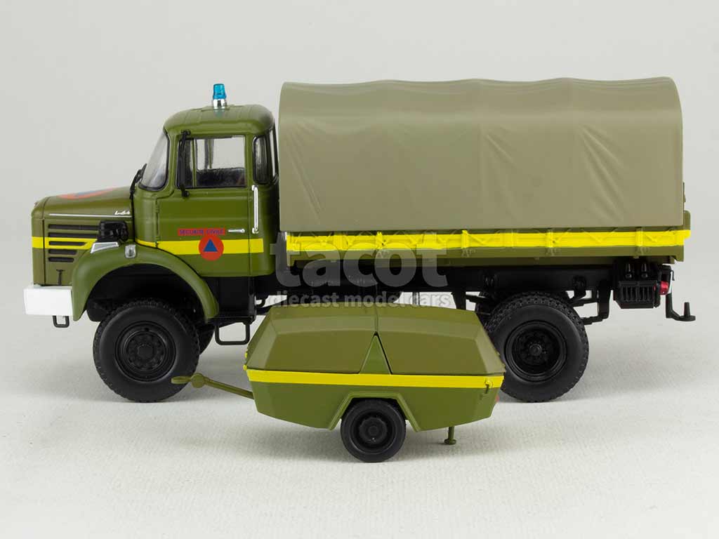 4329 Berliet L64/8 M3 4x4 Sécurité Civile 1972